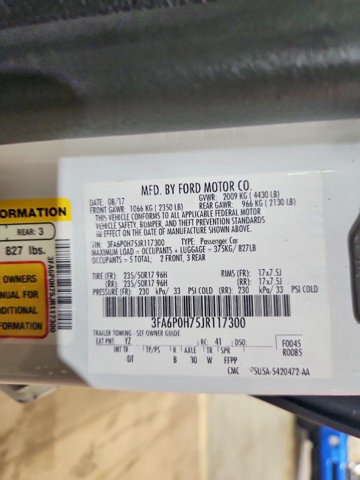 2018 FORD FUSION