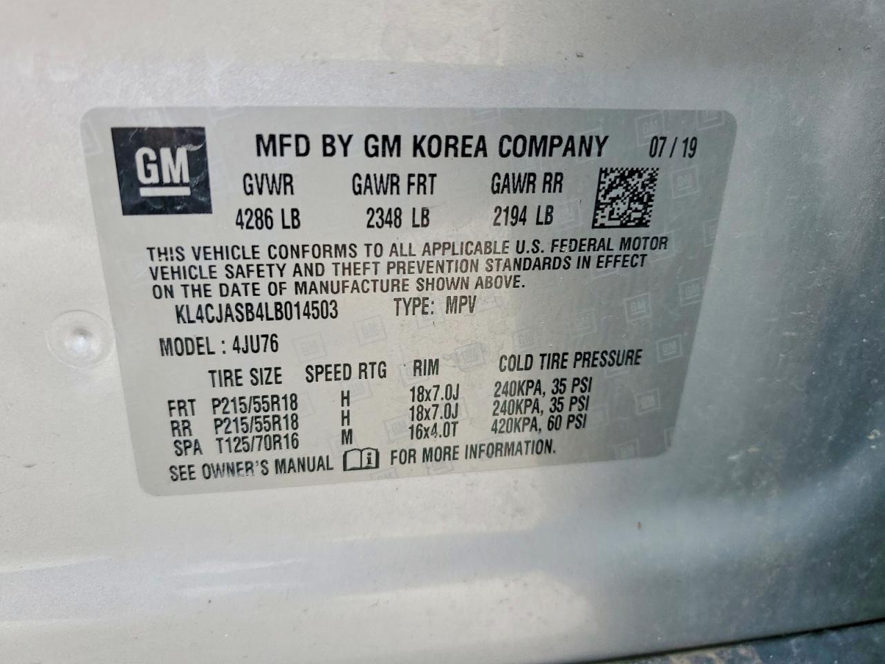 2020 BUICK ENCORE PRE