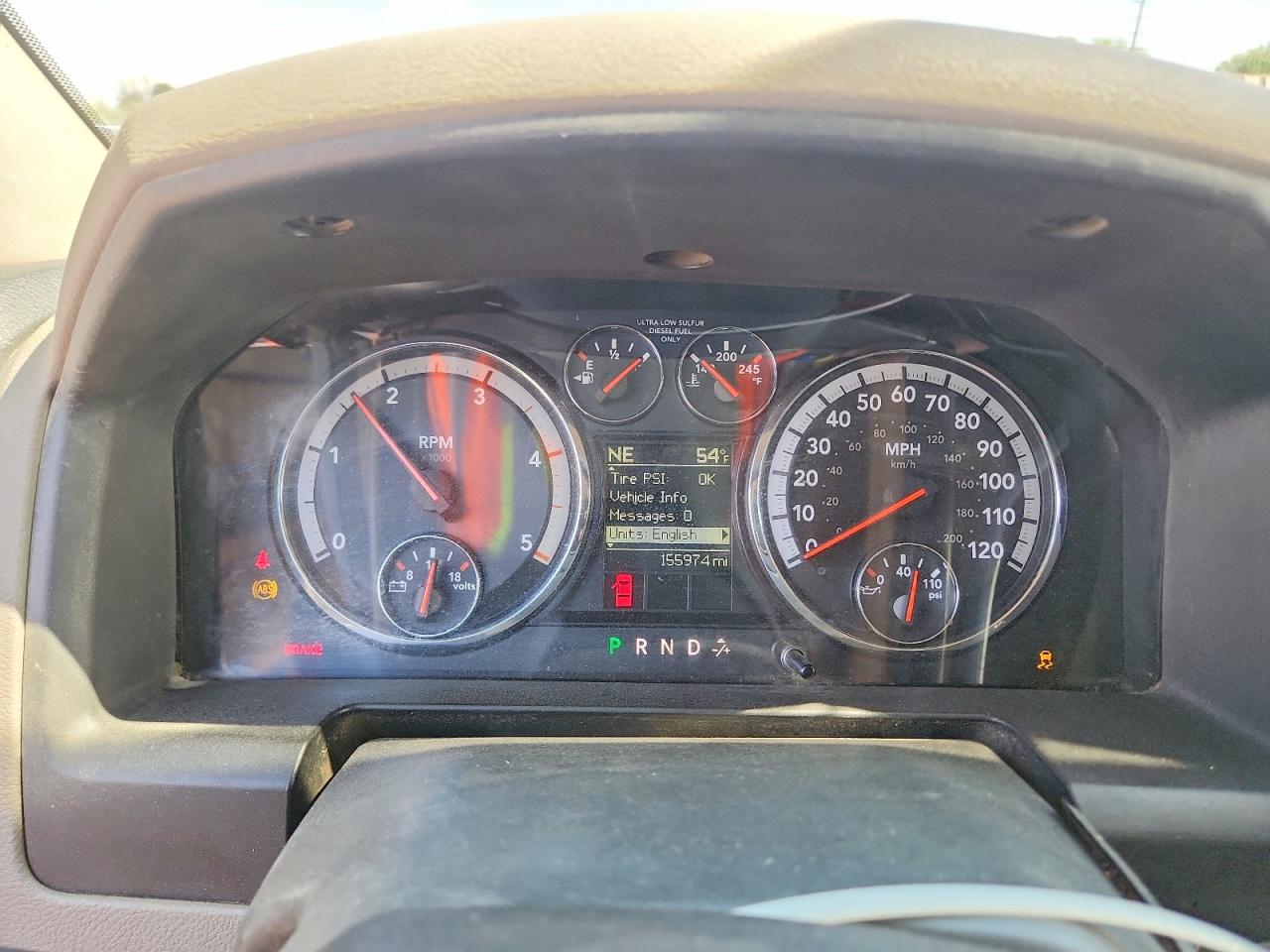 2012 DODGE RAM 2500