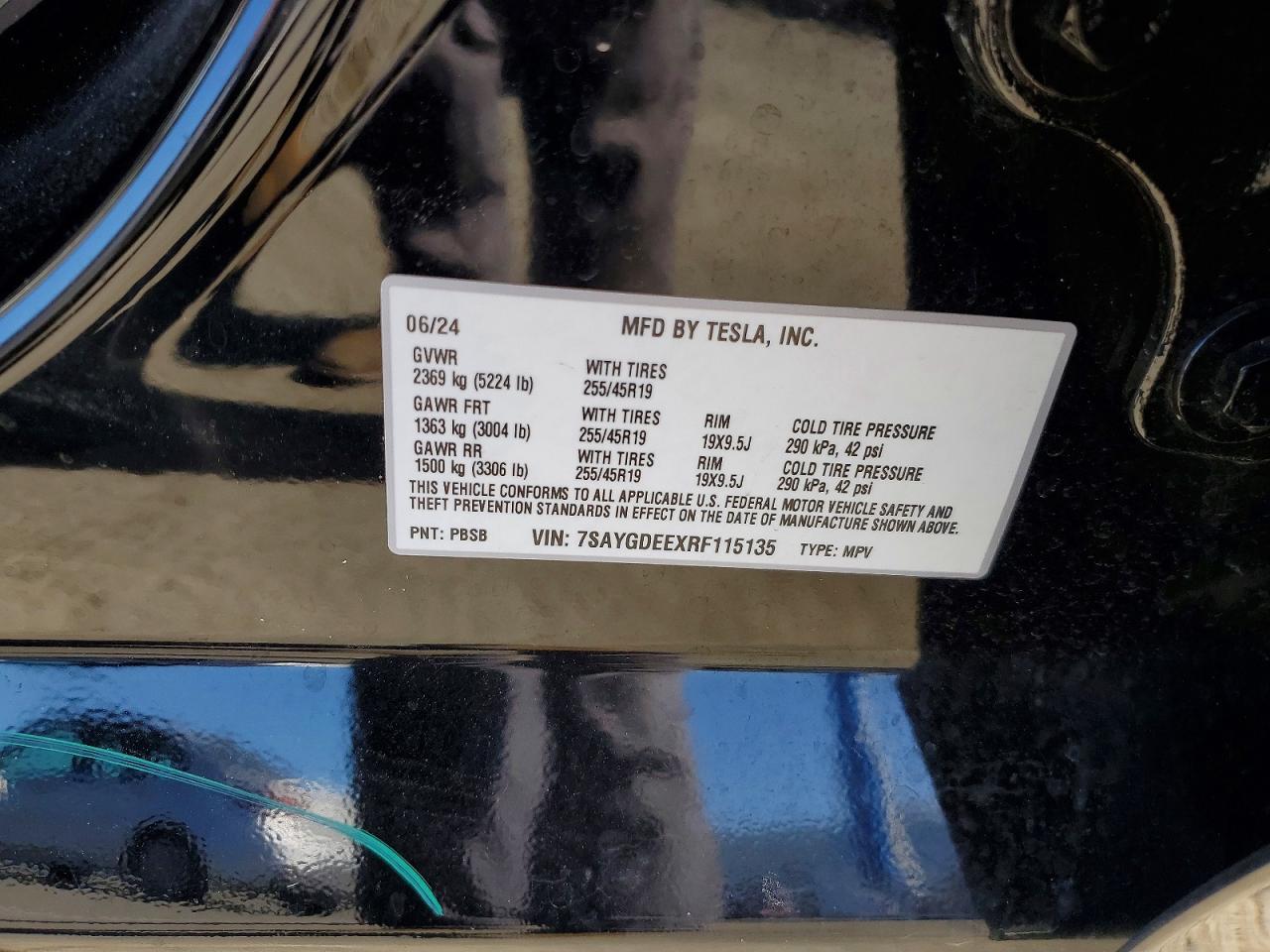 2024 TESLA MODEL Y