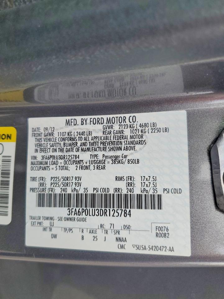 2013 FORD FUSION