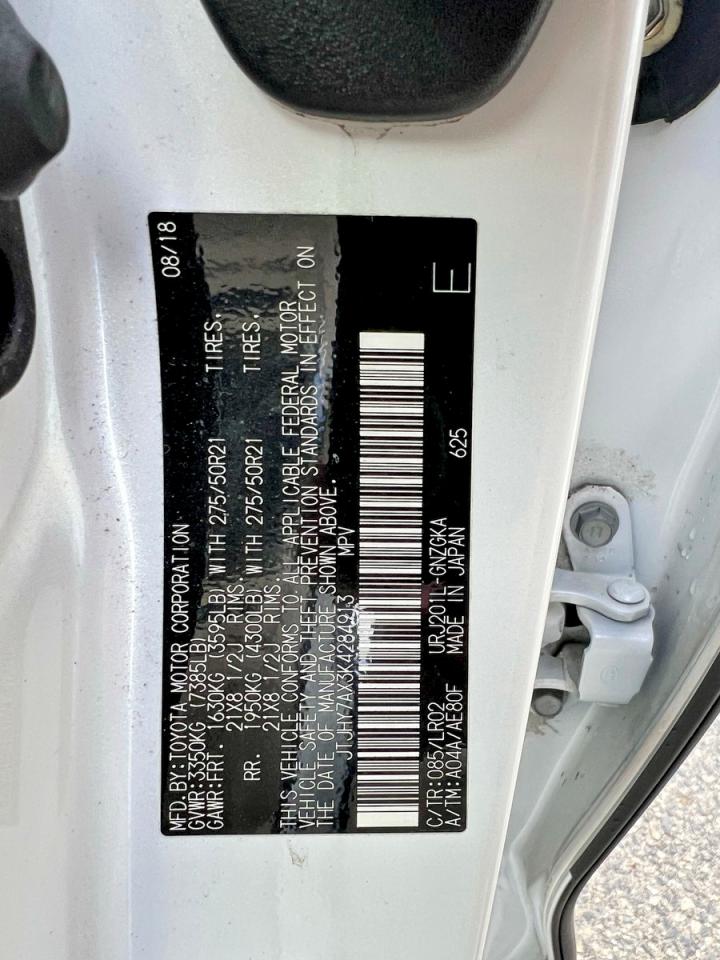 2019 LEXUS LX570