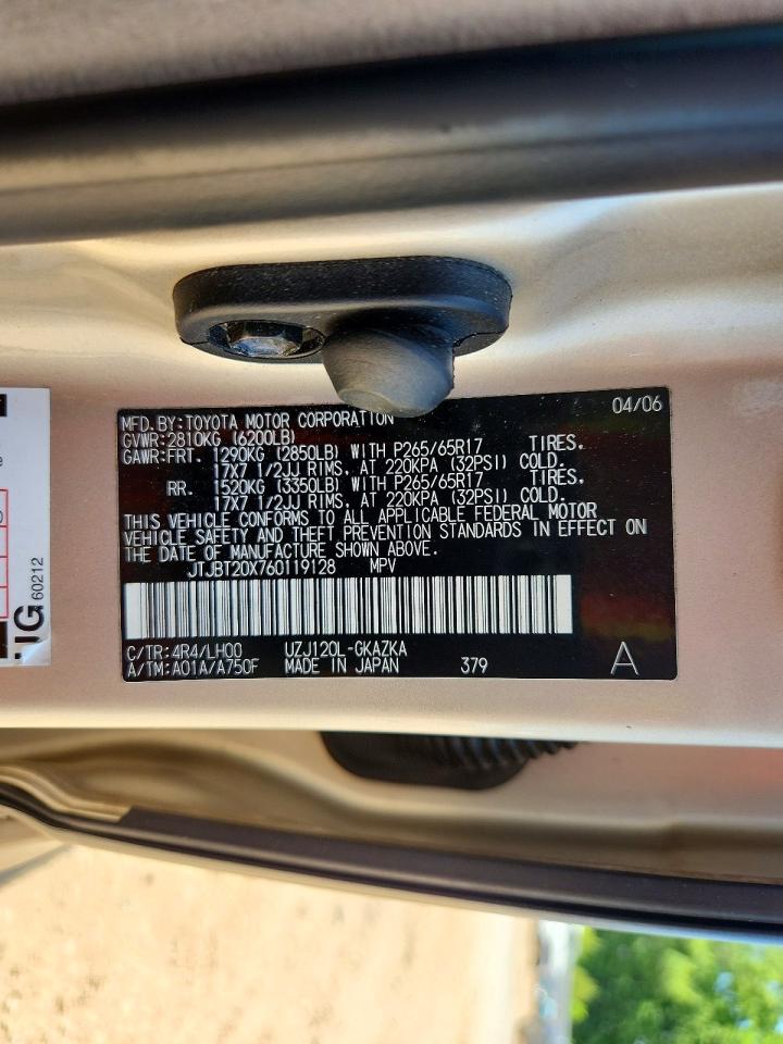 2006 LEXUS GX