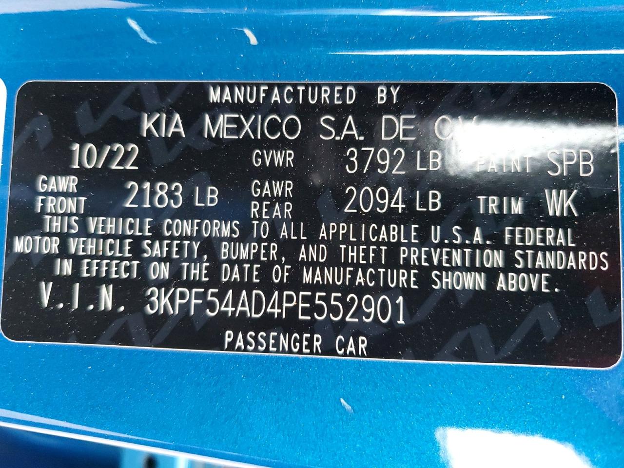 2023 KIA FORTE