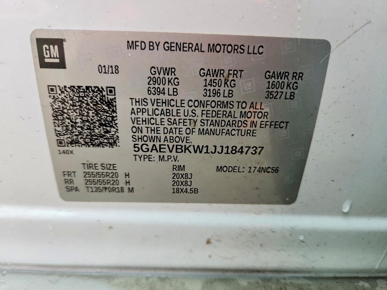 2018 BUICK ENCLAVE