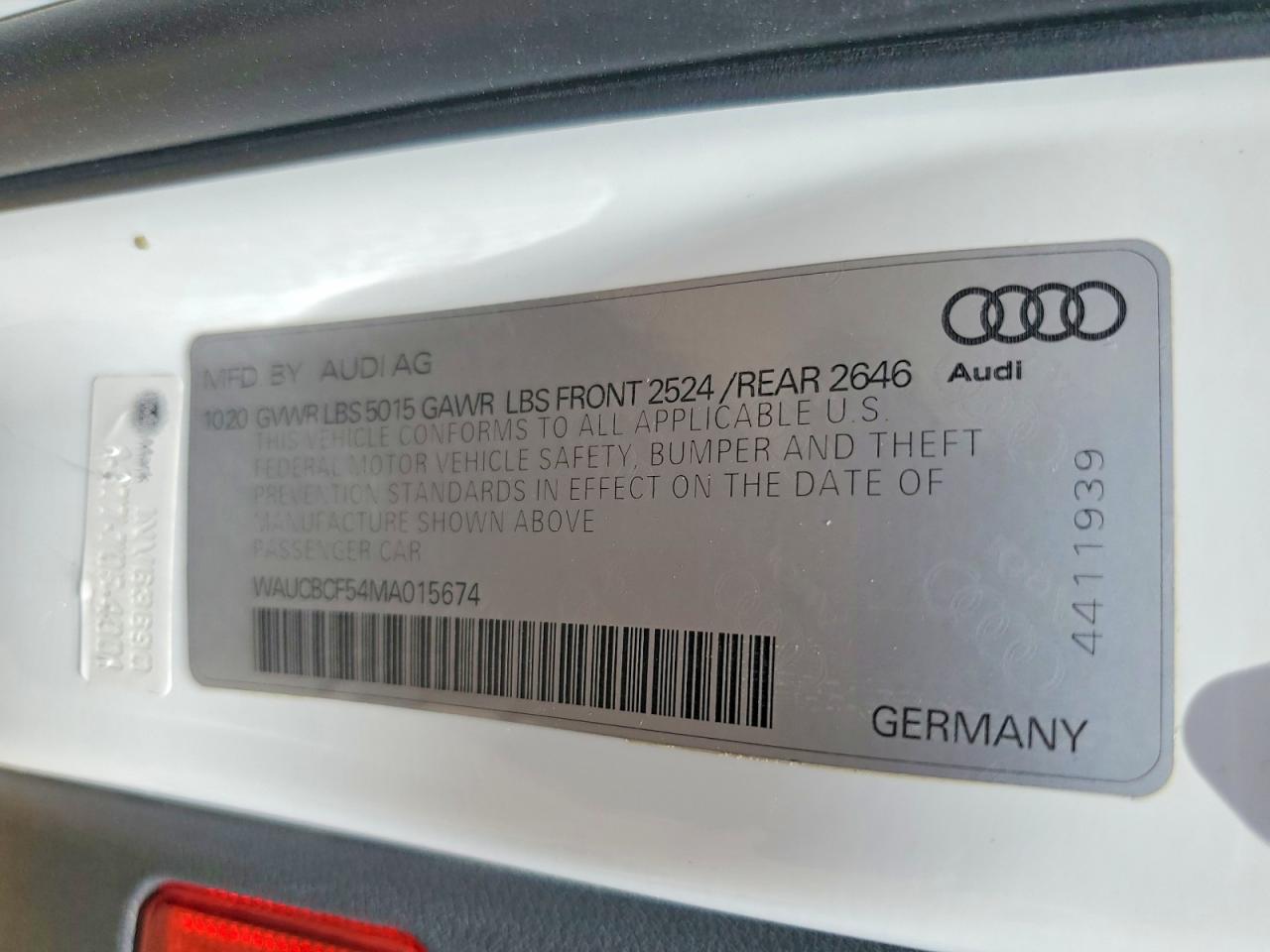 2021 AUDI A5