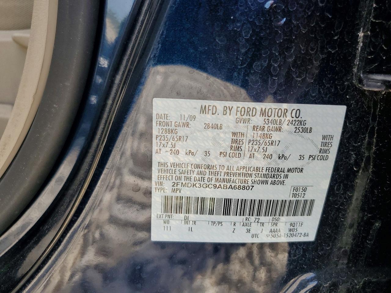 2010 FORD EDGE