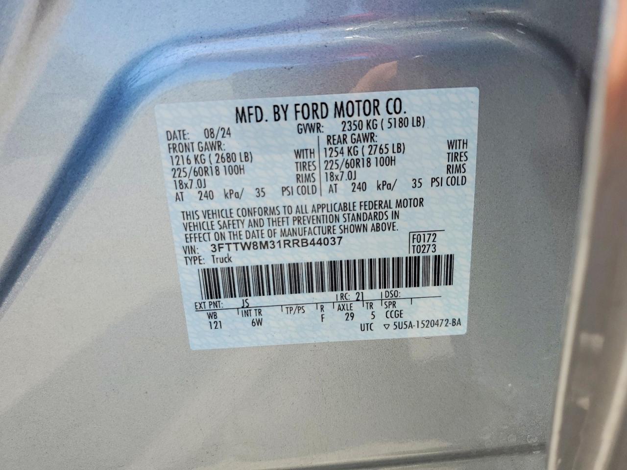 2024 FORD MAVERICK