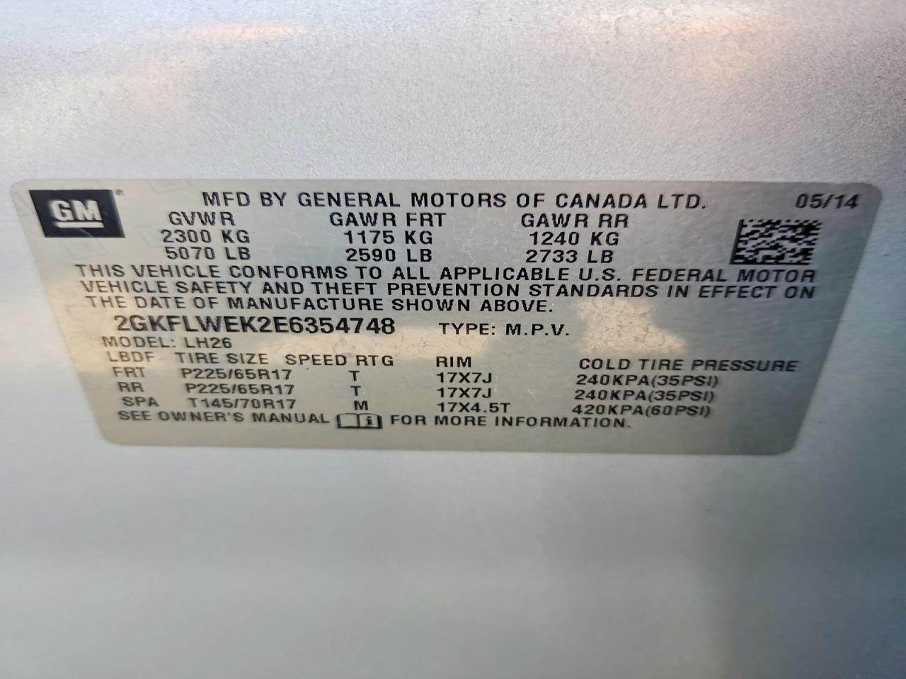 2014 GMC TERRAIN
