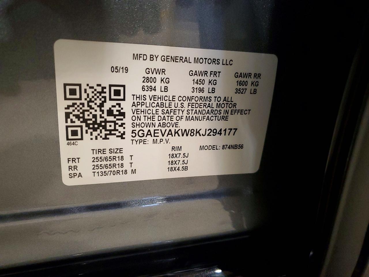 2019 BUICK ENCLAVE