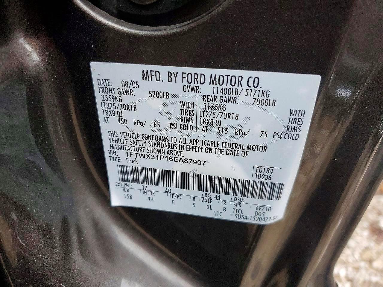 2006 FORD F350