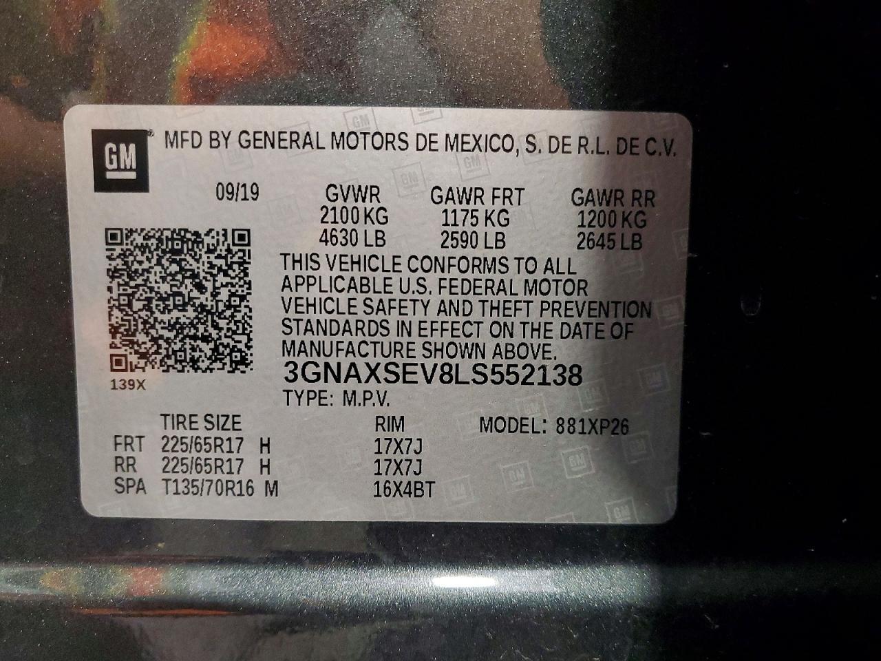 2020 CHEVROLET EQUINOX