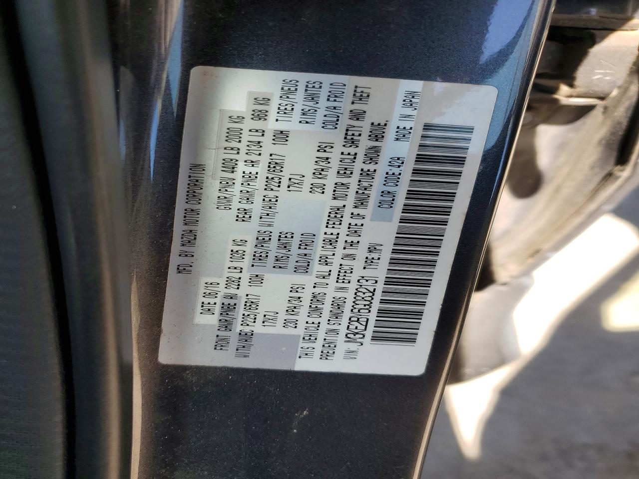 2016 MAZDA CX-5