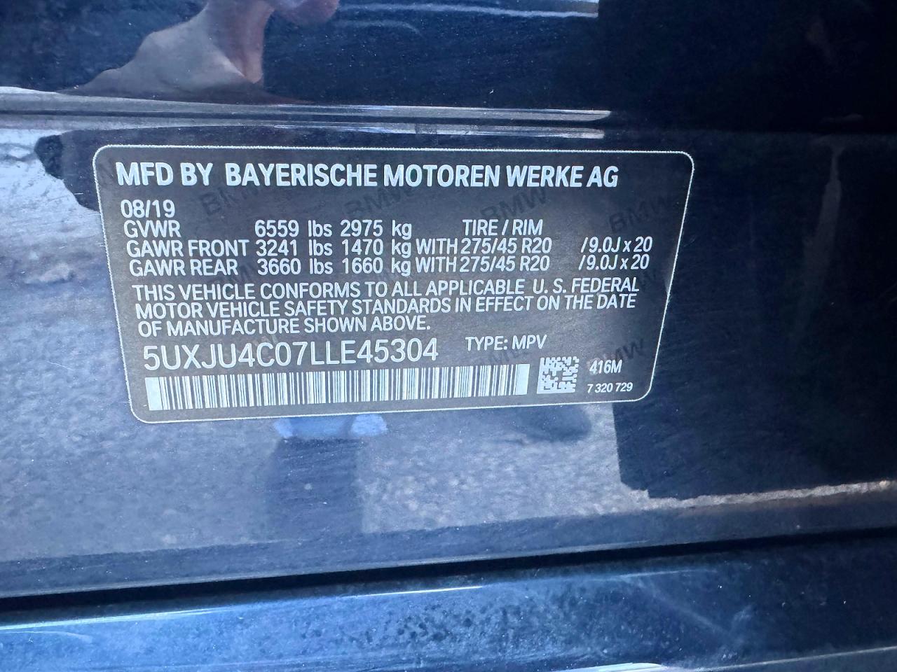 2020 BMW X5