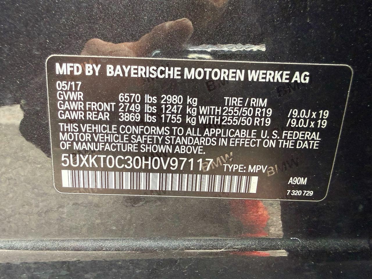 2017 BMW X5