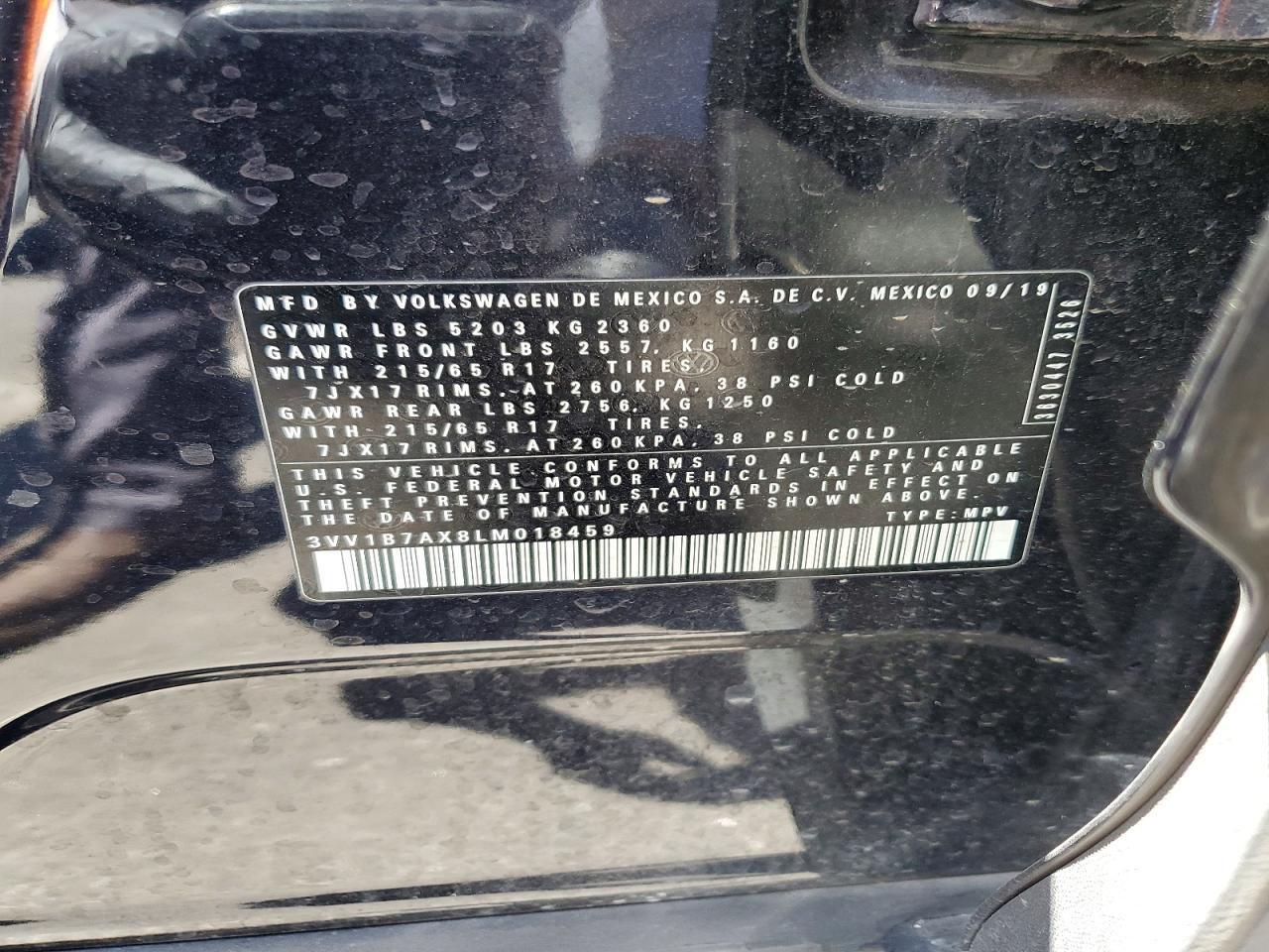 2020 VOLKSWAGEN TIGUAN