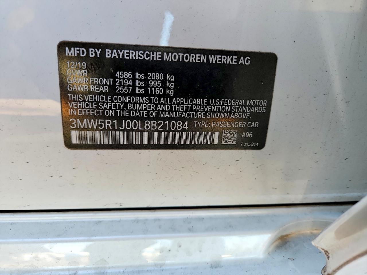 2020 BMW 3 SERIES