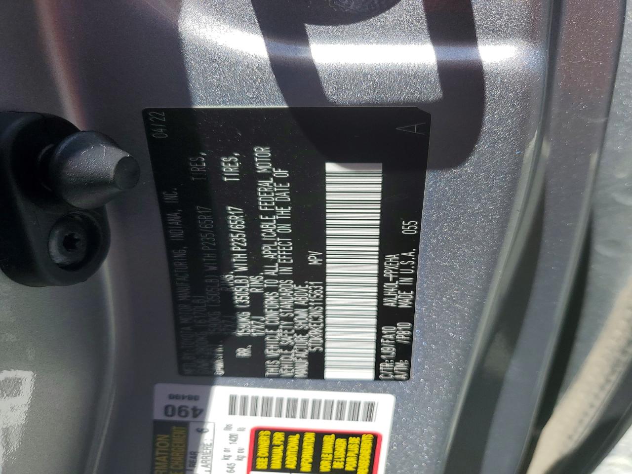 2022 TOYOTA SIENNA