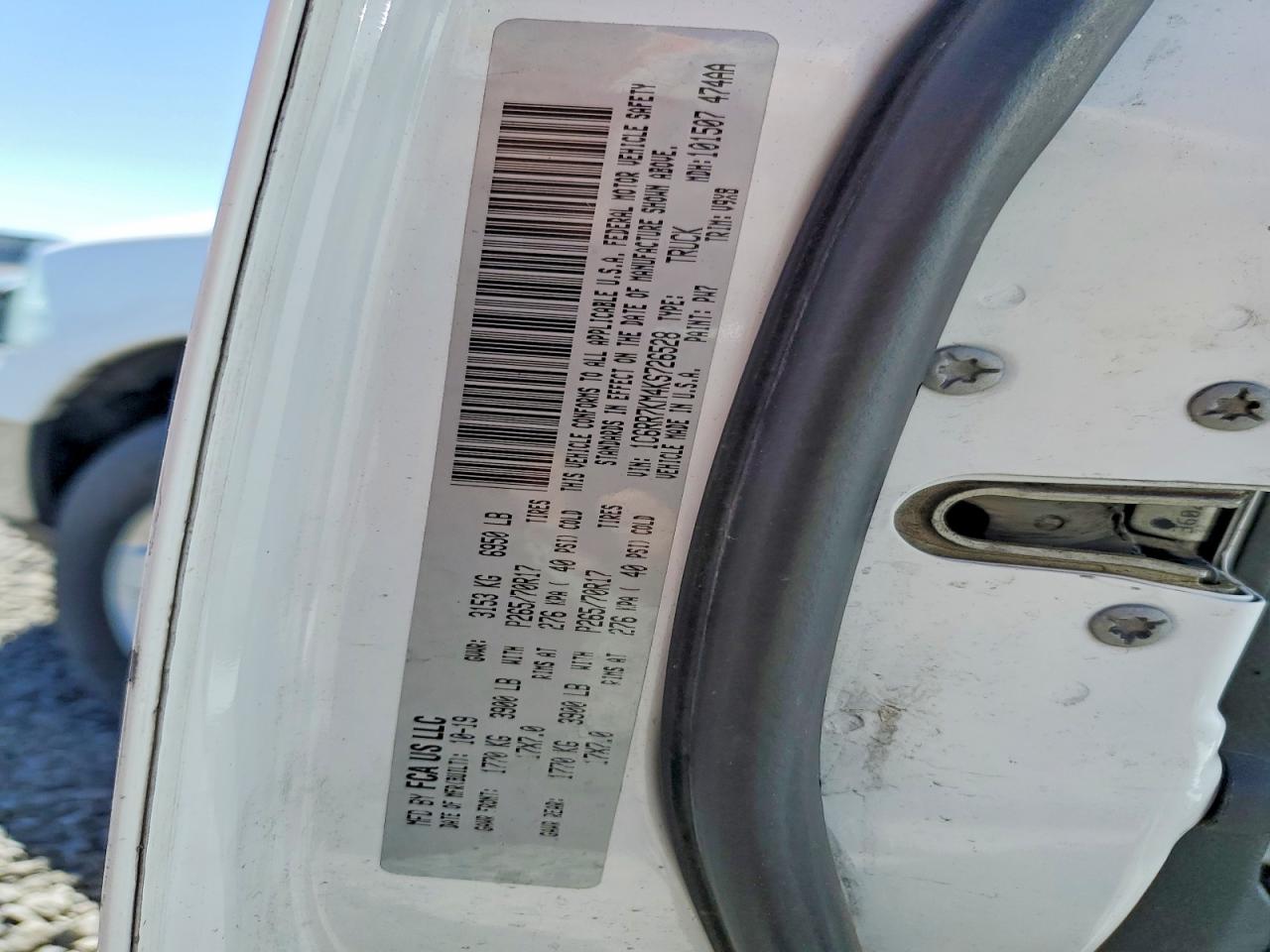 2019 RAM 1500