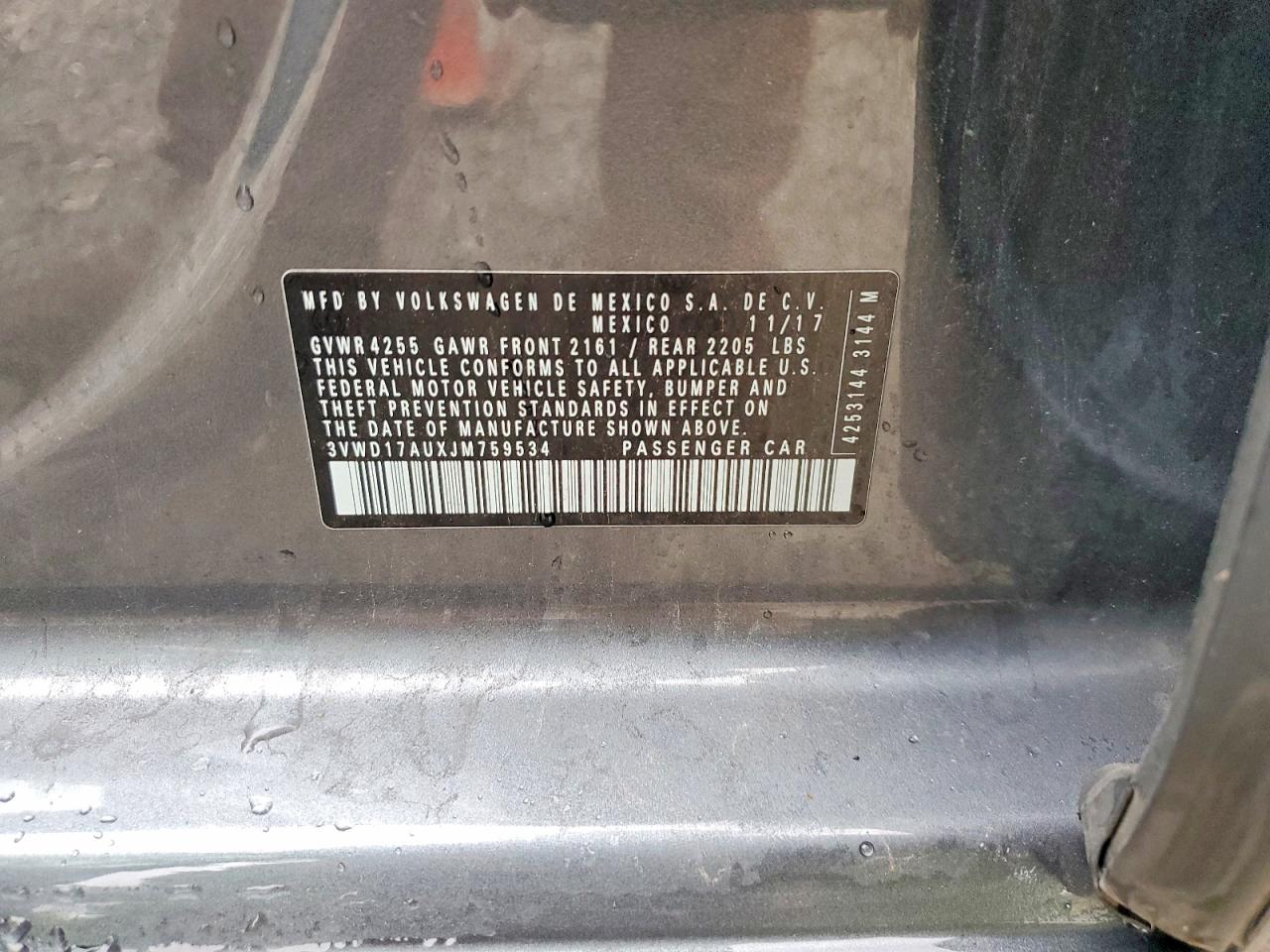 2018 VOLKSWAGEN GOLF