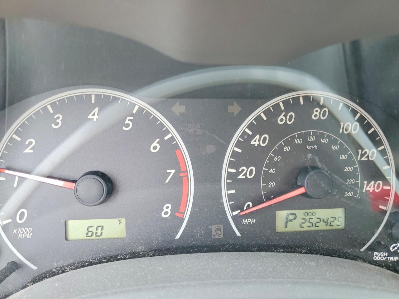 2009 TOYOTA COROLLA