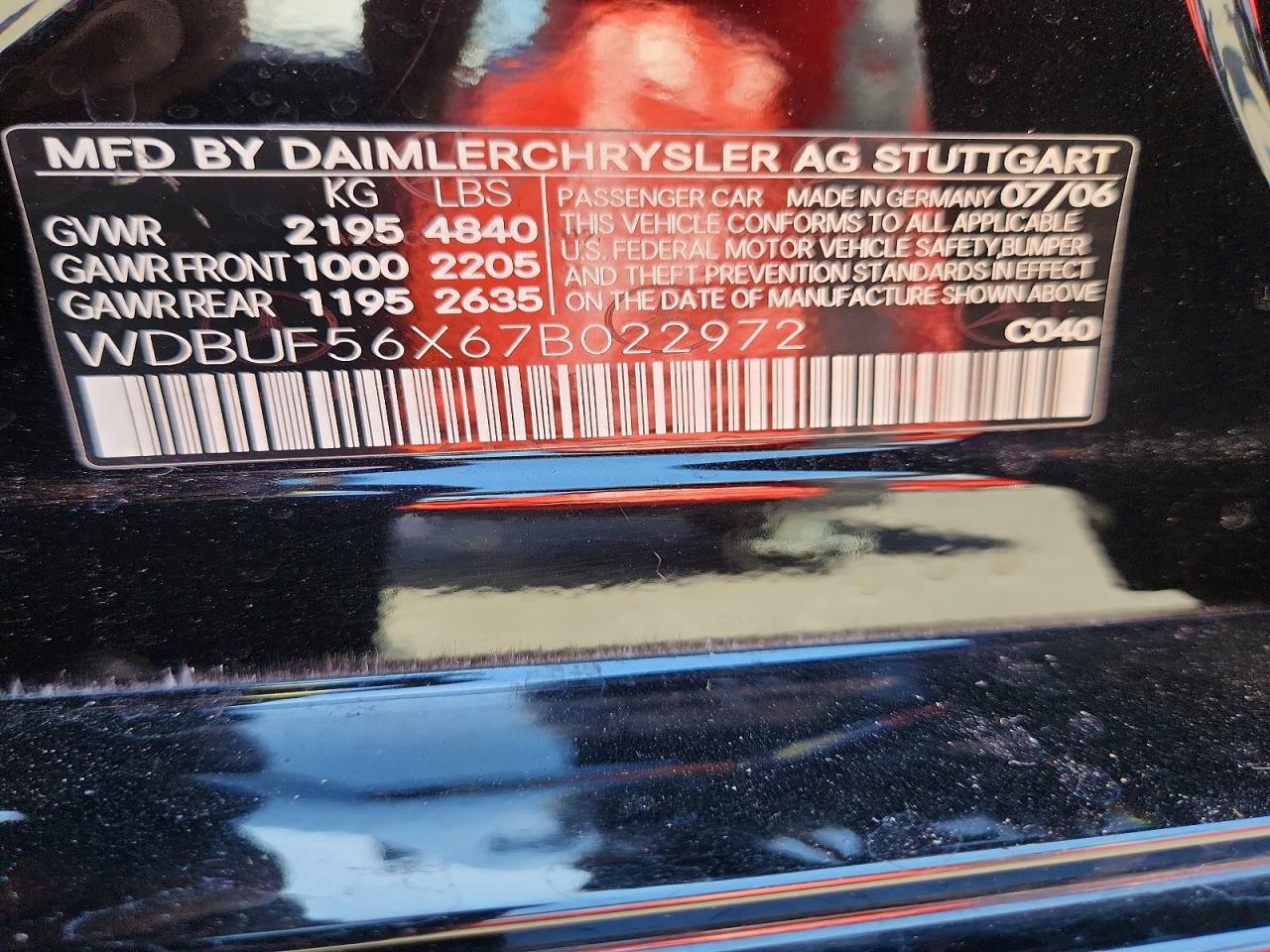 2007 MERCEDES-BENZ E-CLASS