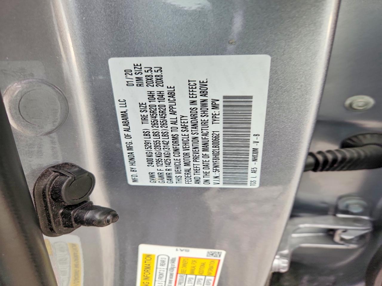 2020 HONDA PASSPORT
