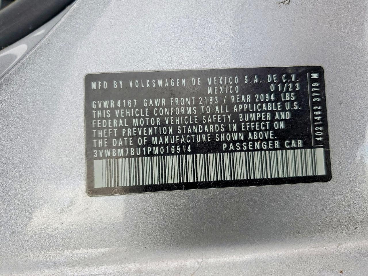 2023 VOLKSWAGEN JETTA
