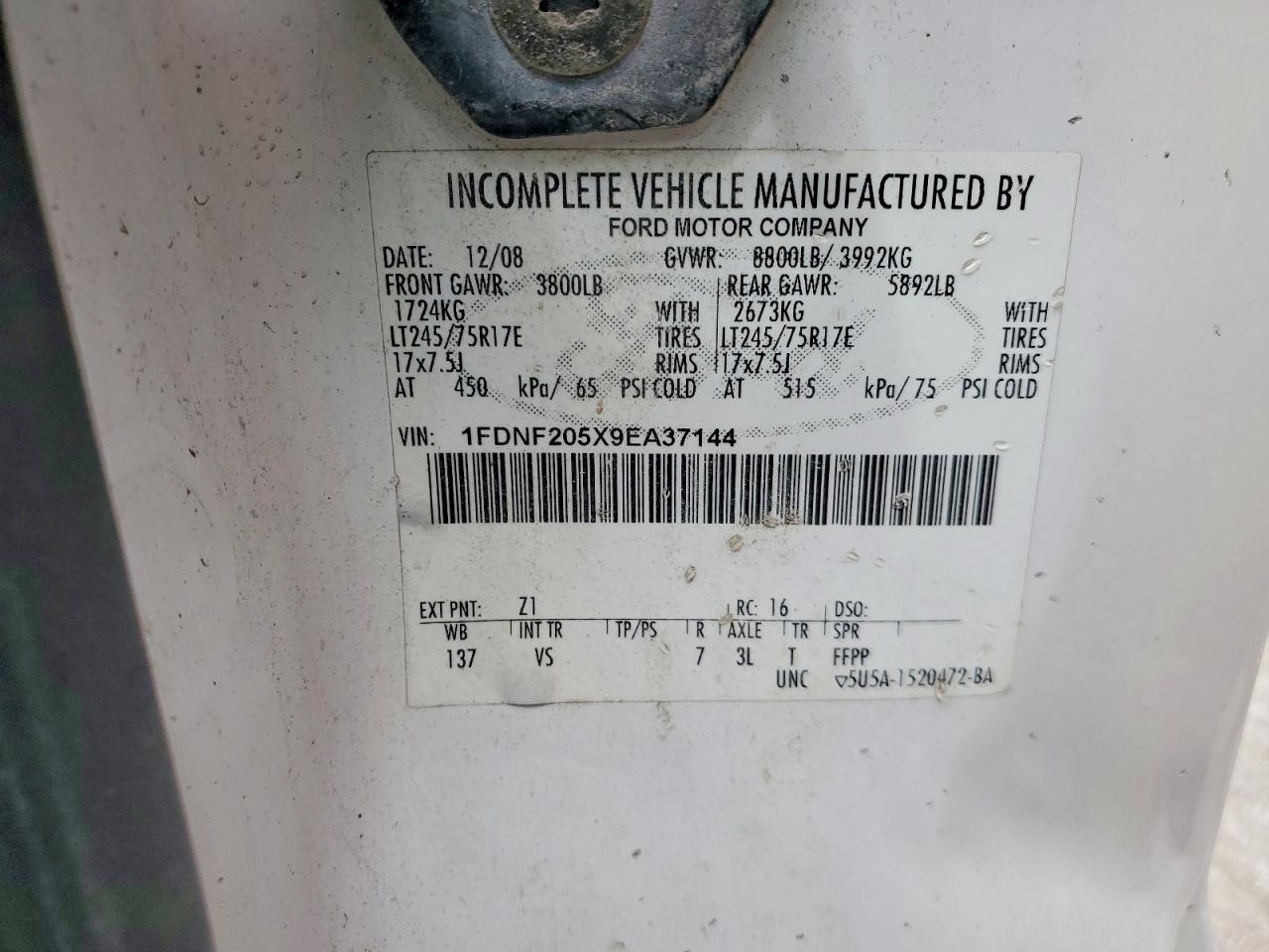 2009 FORD F250