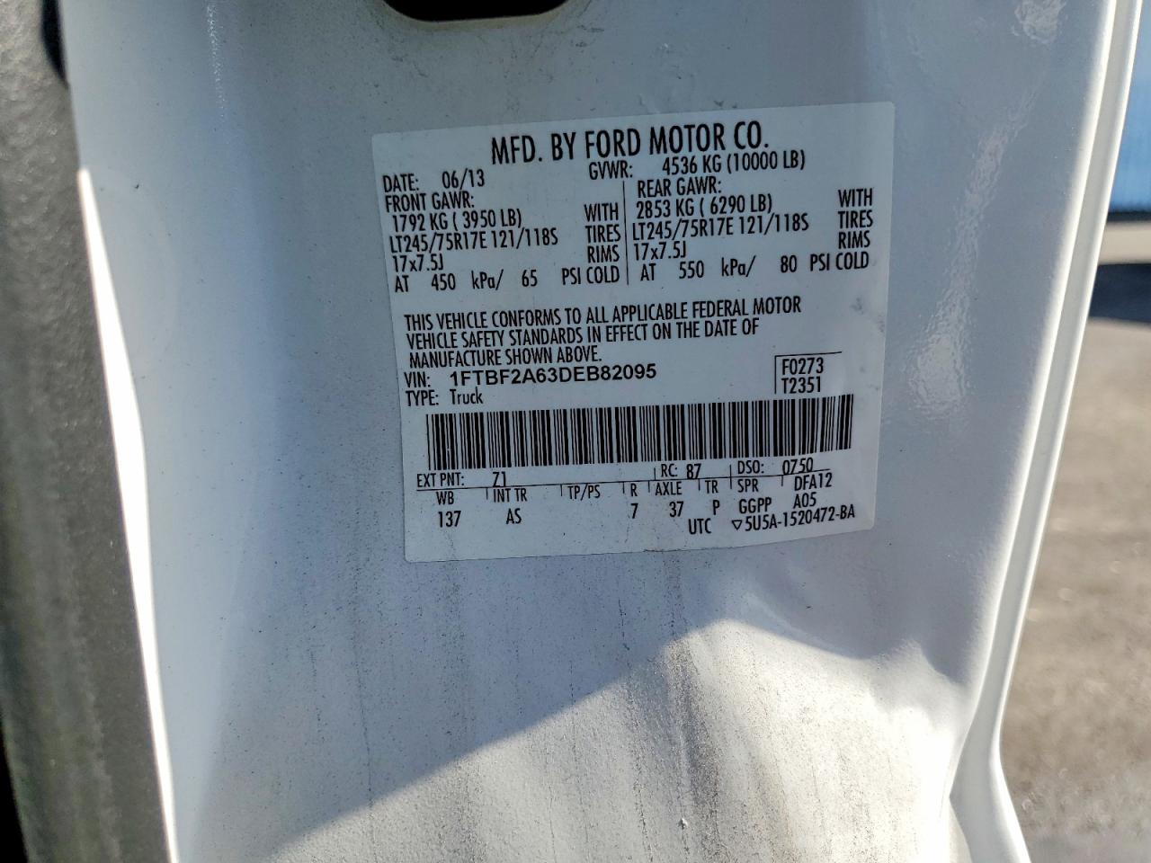 2013 FORD F250