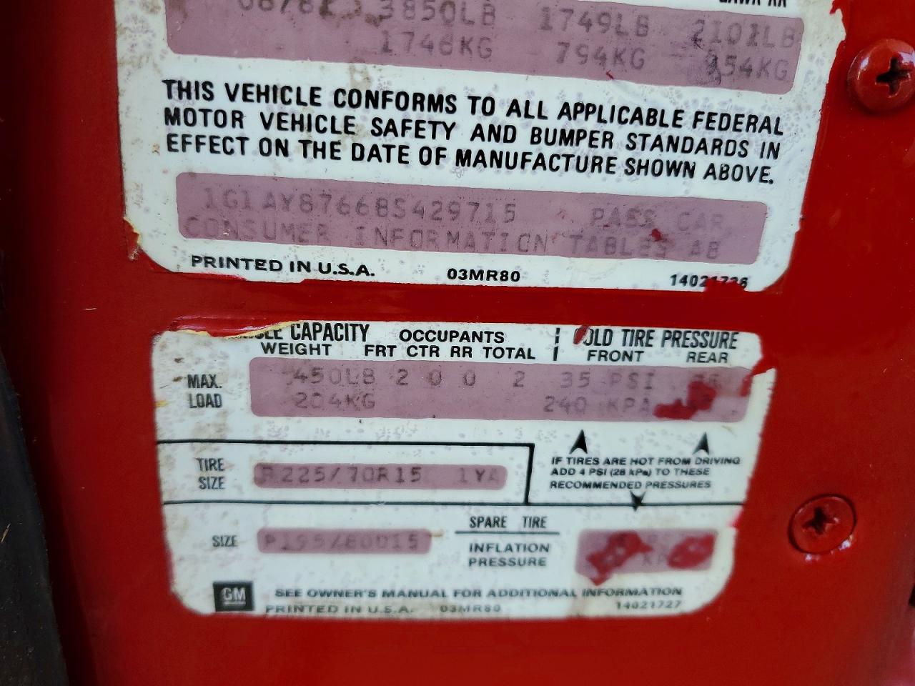 1981 CHEVROLET CORVETTE