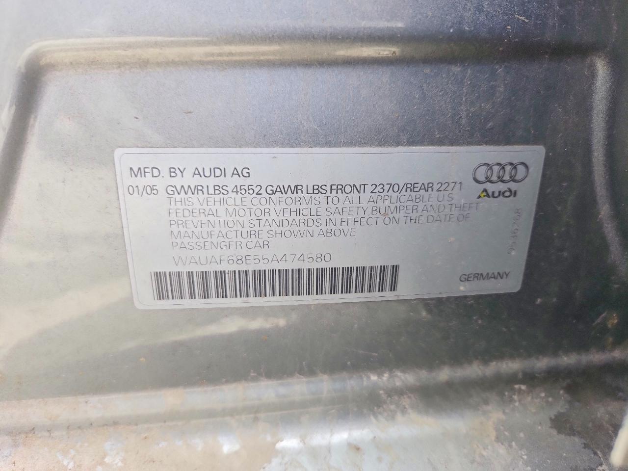 2005 AUDI A4