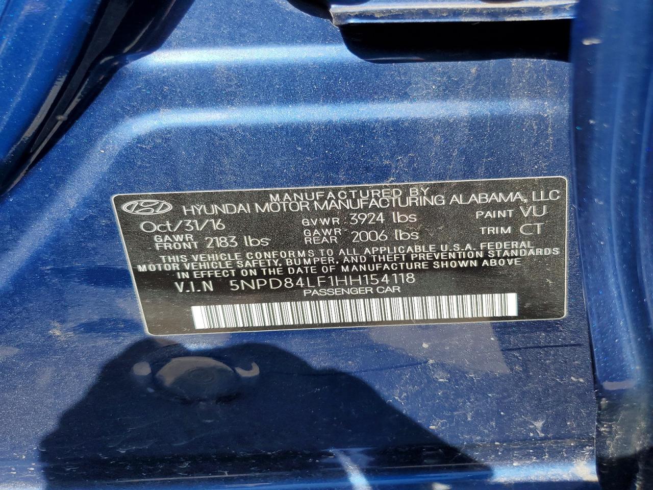 2017 HYUNDAI ELANTRA