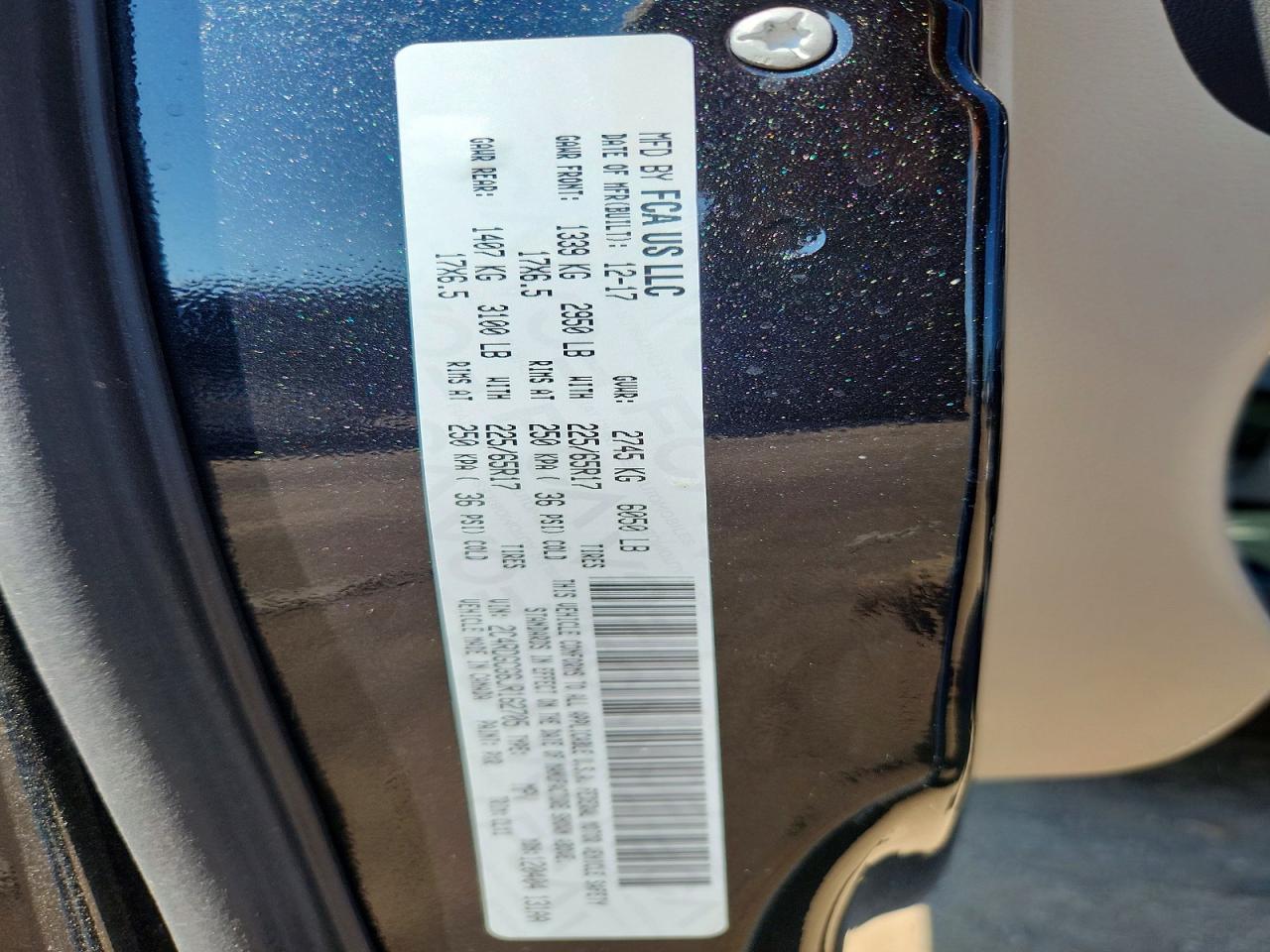 2018 DODGE CARAVAN