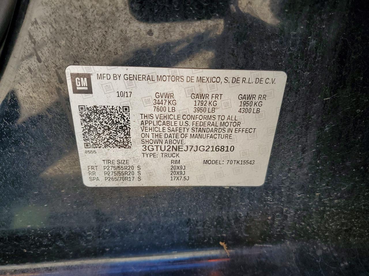 2018 GMC SIERRA