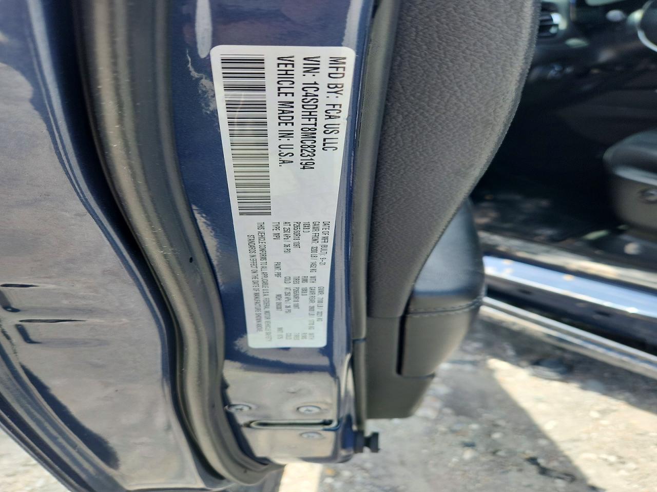 2021 DODGE DURANGO