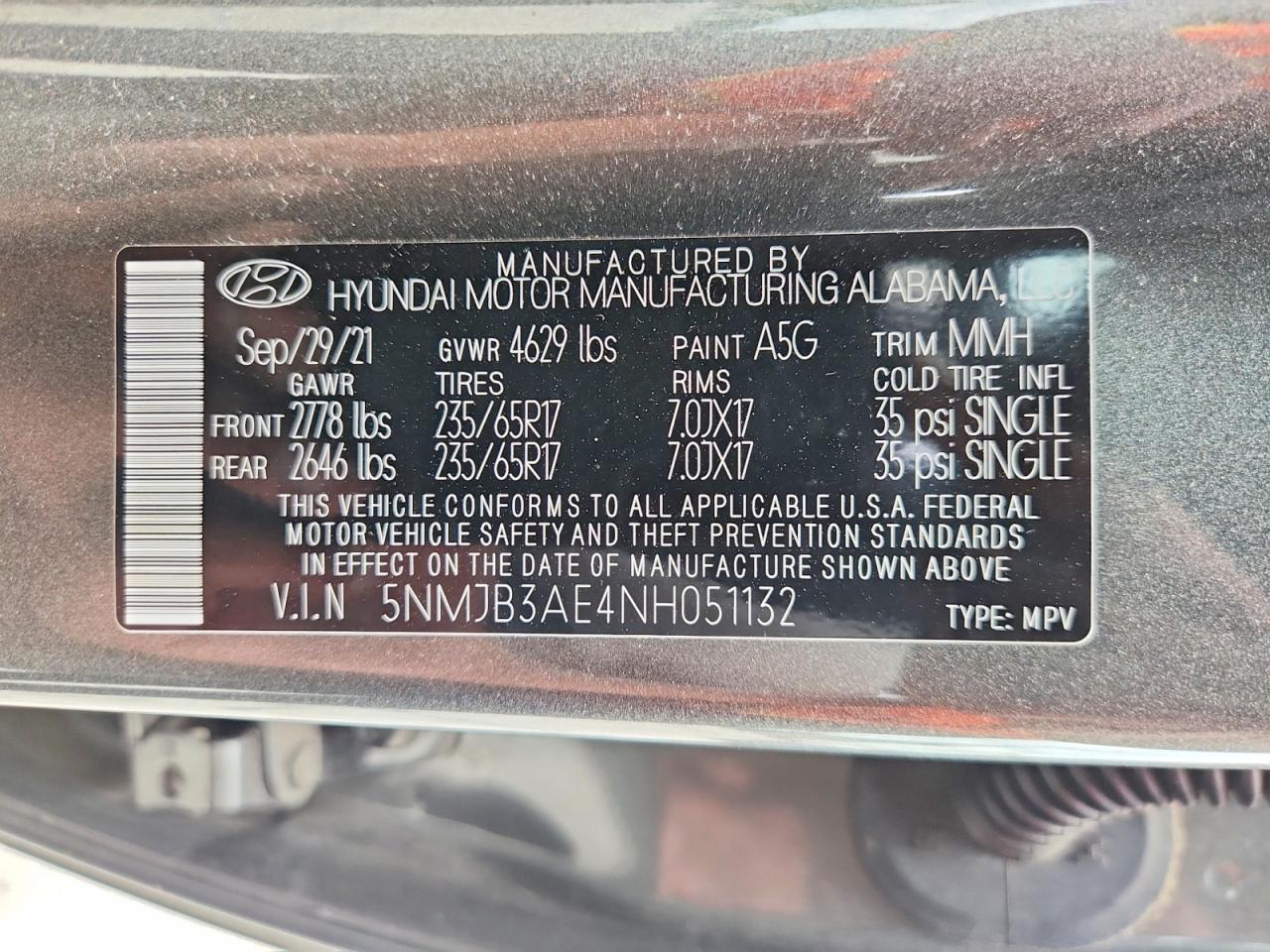 2022 HYUNDAI TUCSON