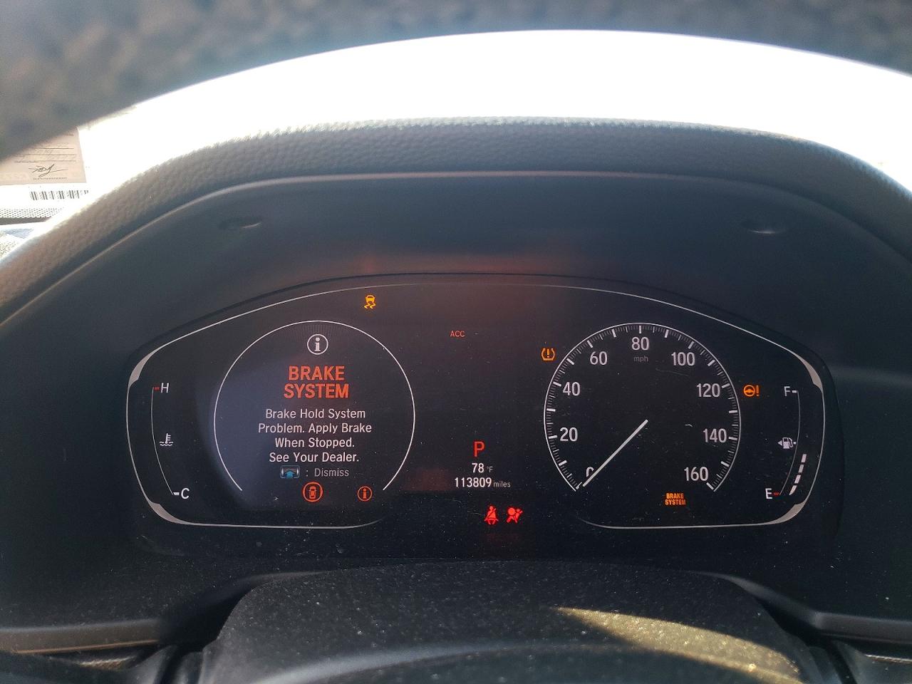 2019 HONDA ACCORD