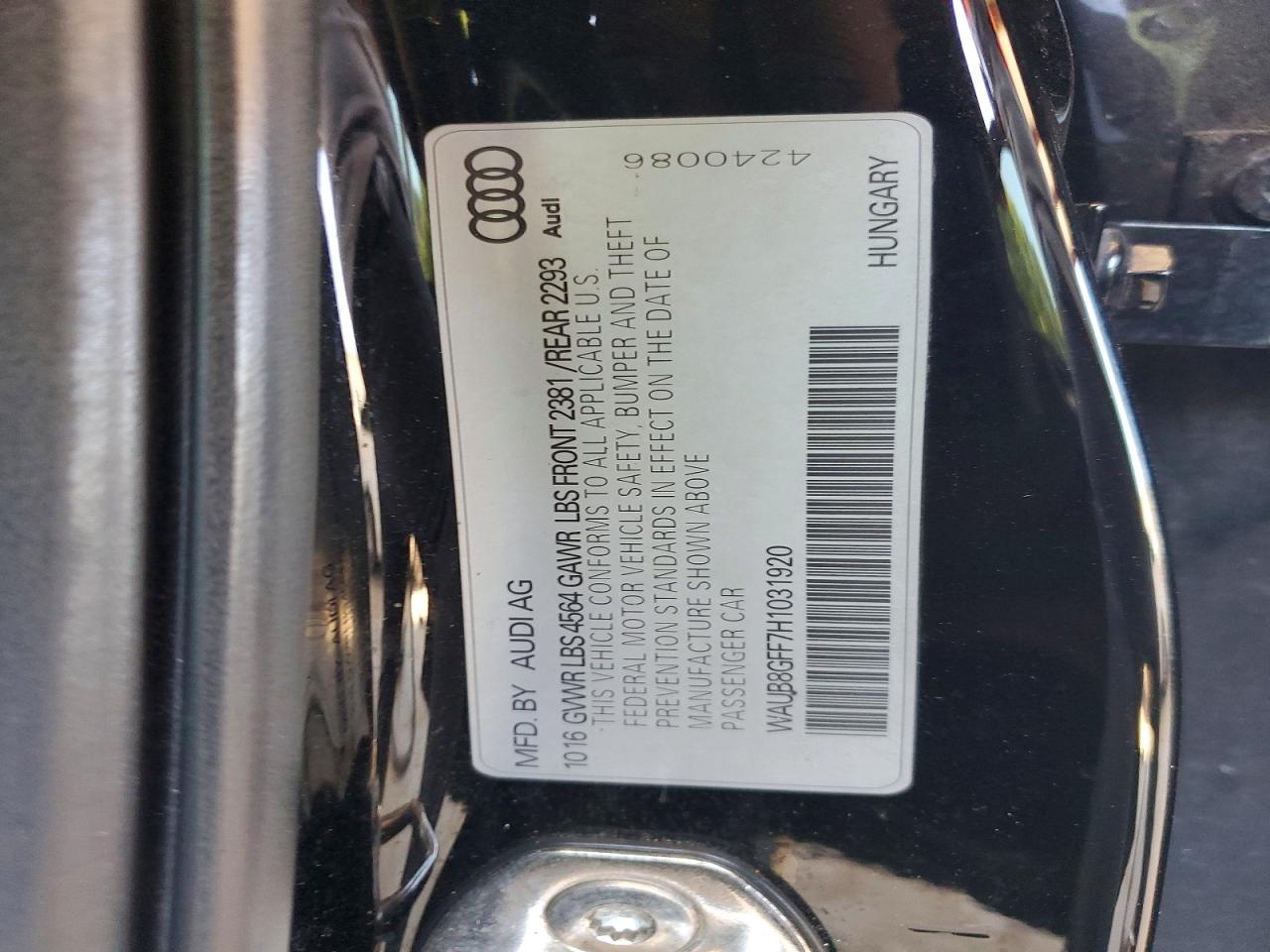 2017 AUDI A3