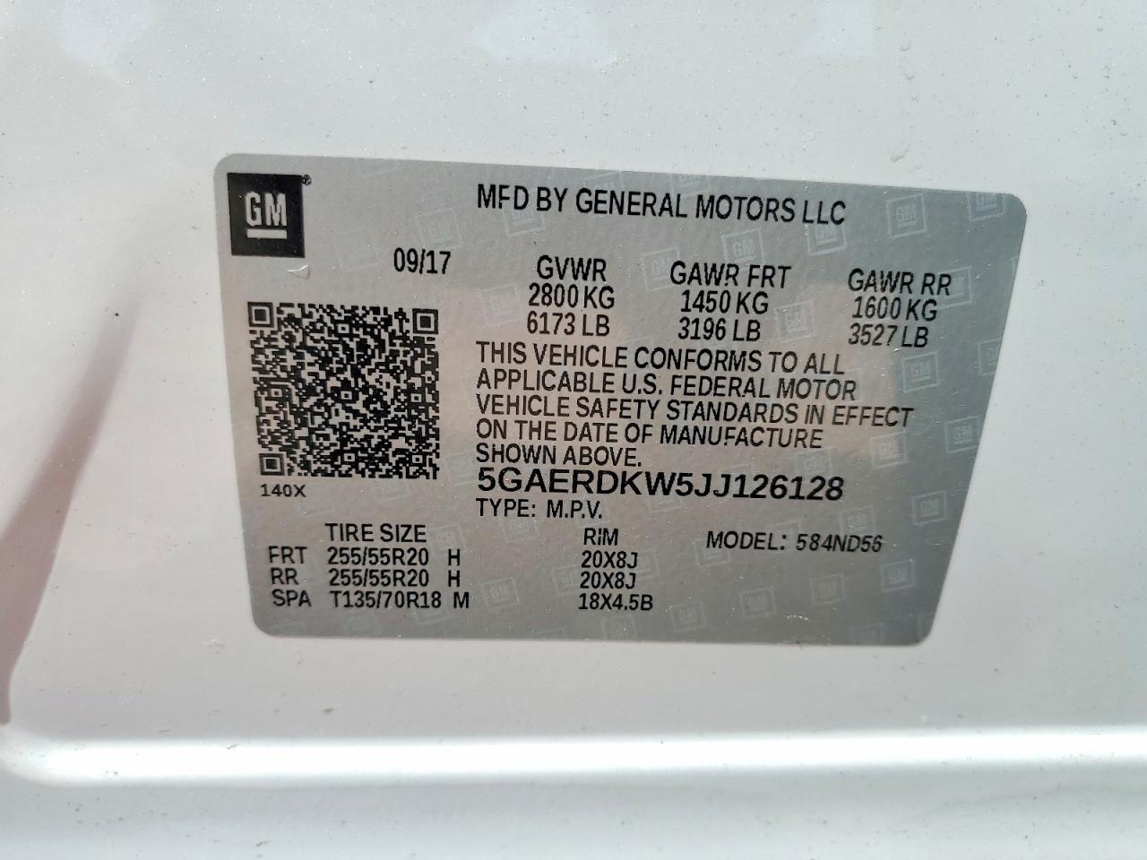 2018 BUICK ENCLAVE