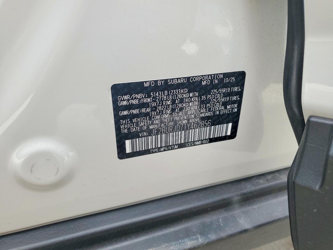 2026 SUBARU OUTBACK