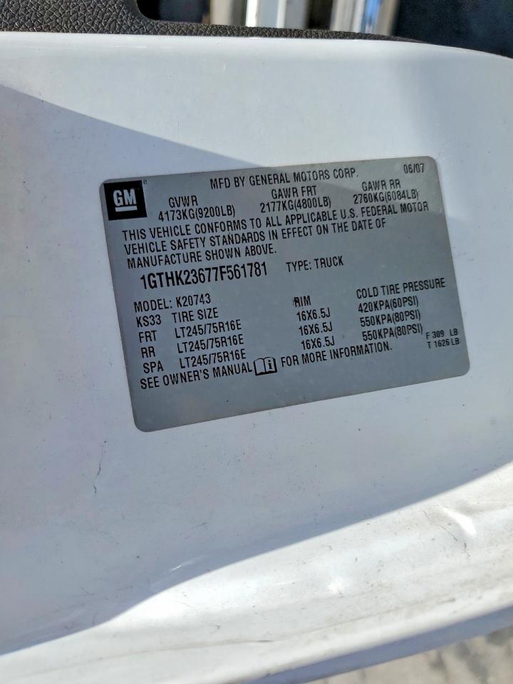 2007 GMC SIERRA
