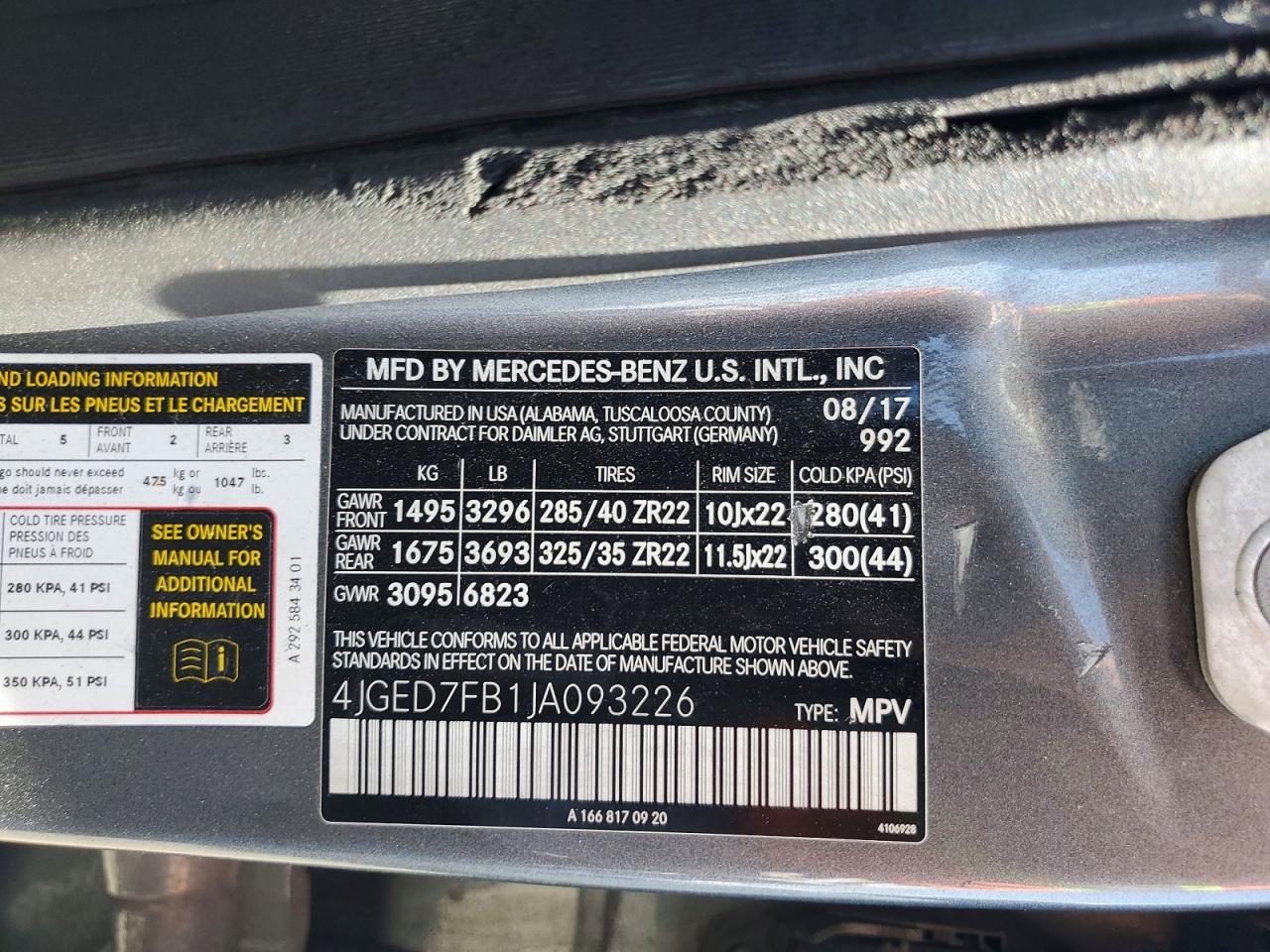 2018 MERCEDES-BENZ GLE-CLASS