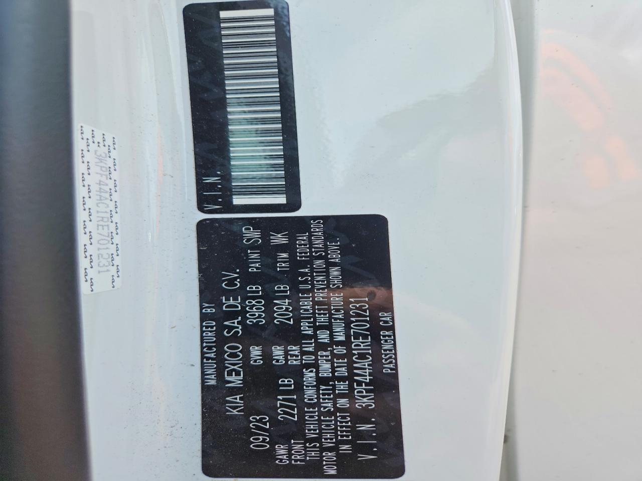 2024 KIA FORTE