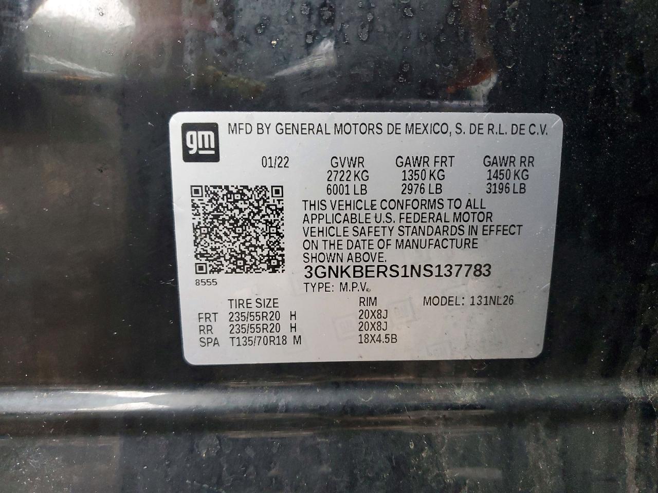 2022 CHEVROLET BLAZER