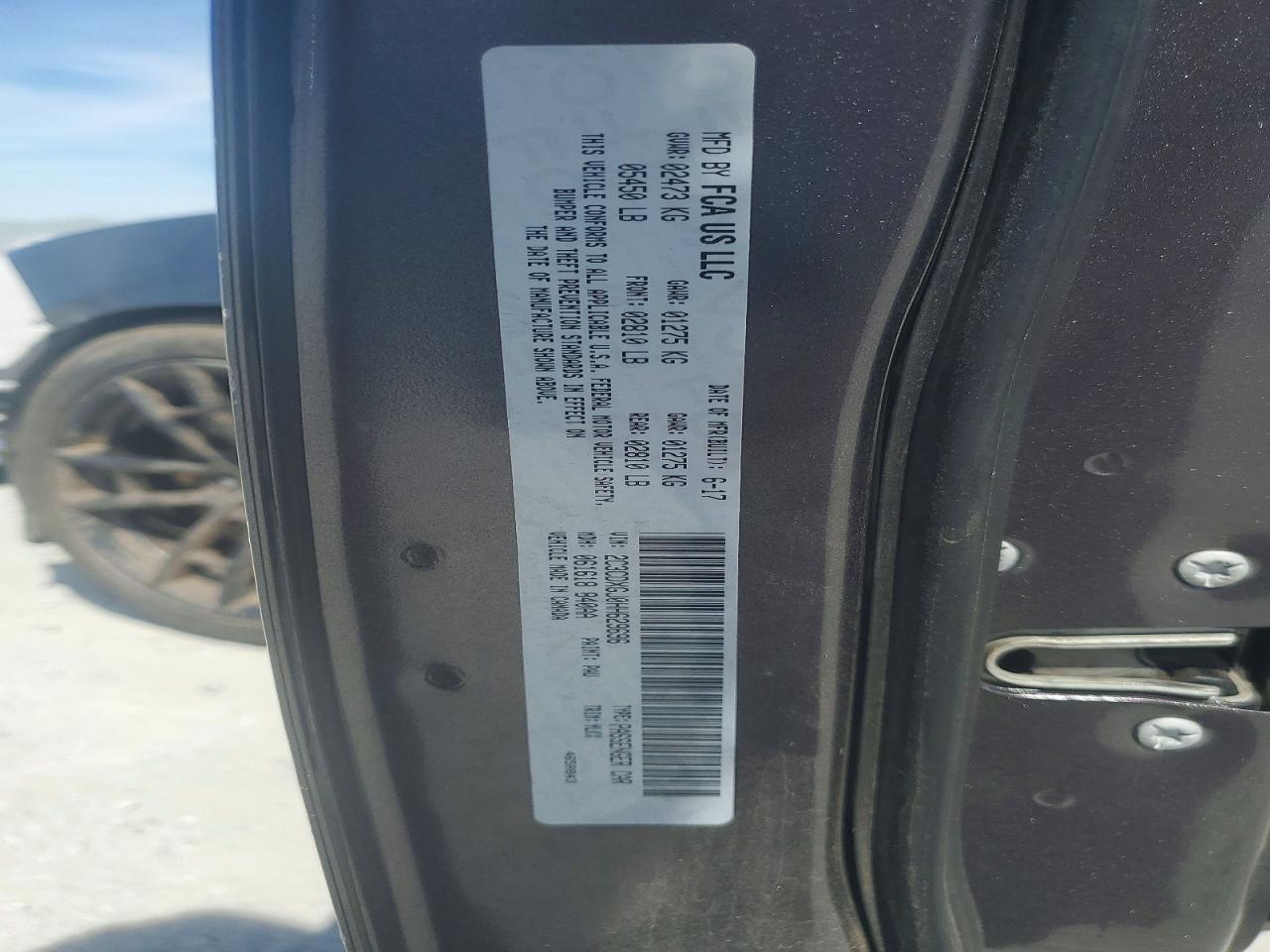 2017 DODGE CHARGER