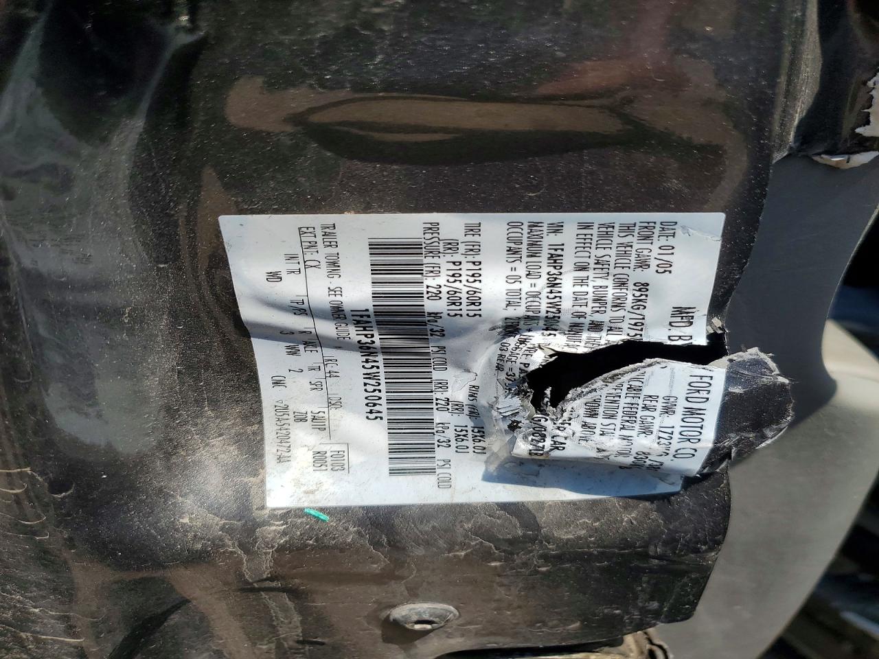 2005 FORD ALL Models