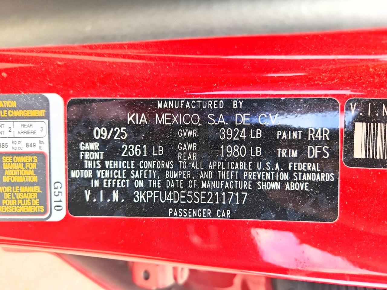 2025 KIA ALL OTHER