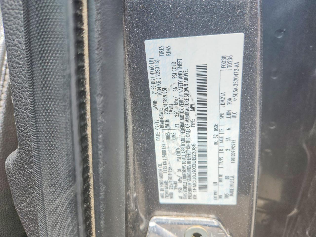 2013 FORD ESCAPE