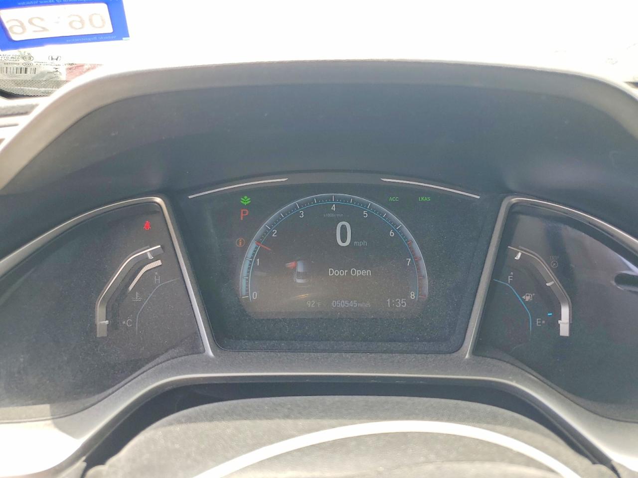 2019 HONDA CIVIC